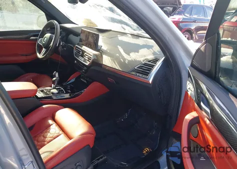 2022 BMW X3 M z USA, uszkodzony, nr VIN 5YM13EC07N9K14546